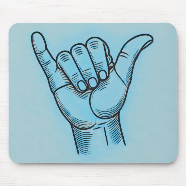 Shaka Mouse Pad (Front)