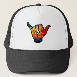 Shaka Rainbow Trucker Hat