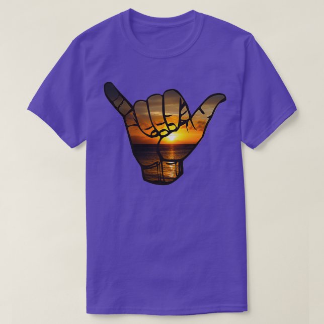 Shaka Sunset T-Shirt (Design Front)