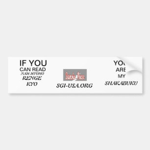 SHAKABUKU BUMPER STICKER