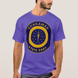 Shakamak State Park Indiana Flag Bullseye T-Shirt