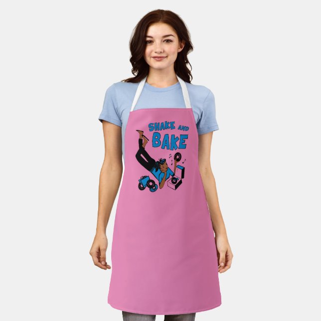 Shake and bake retro inspired apron (Worn)