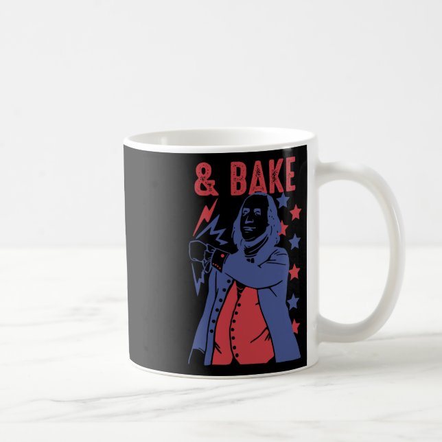 Shake And Ke Clap Hands American 4th Of July - Fun Coffee Mug (Right)