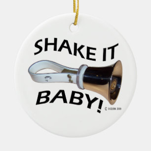 Shake It Baby! Ceramic Ornament