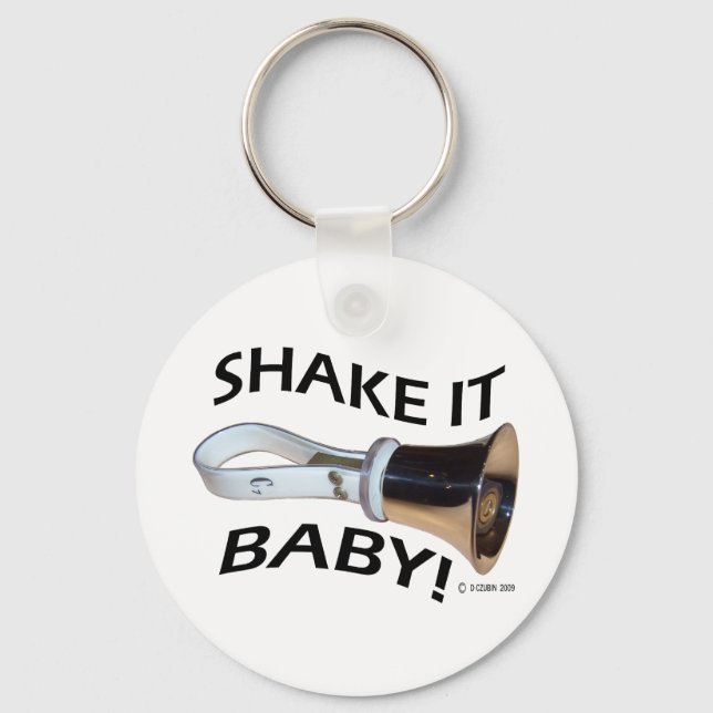 Shake It Baby! Key Ring (Front)