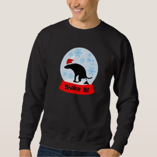 Shake it Pooping Dog Globe Sweatshirt