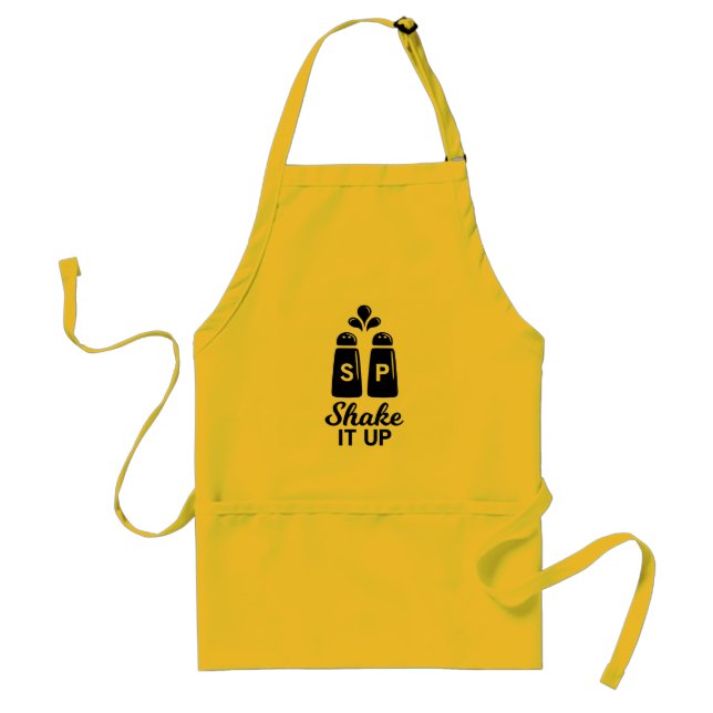 Shake It Up Salt And Pepper Gift Standard Apron (Front)