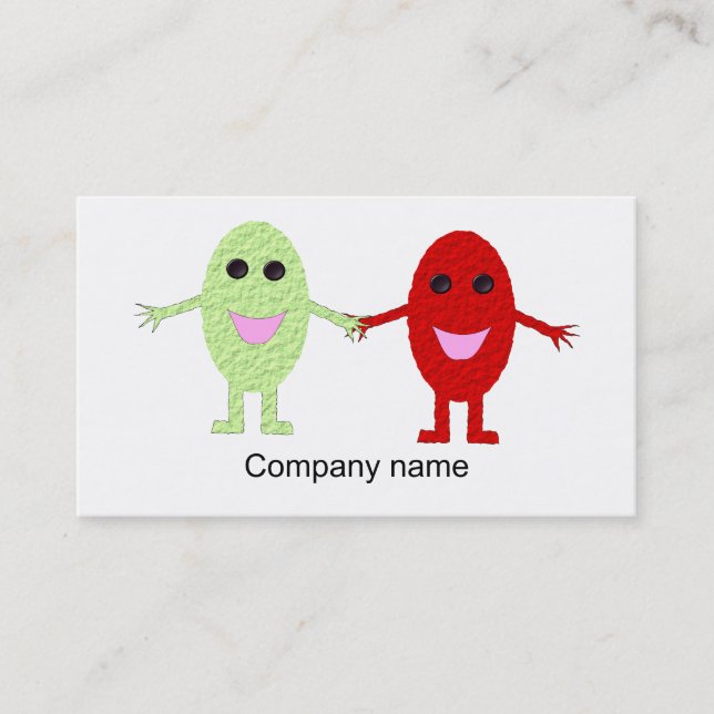 Shake on it Customisable Business Card (Front)