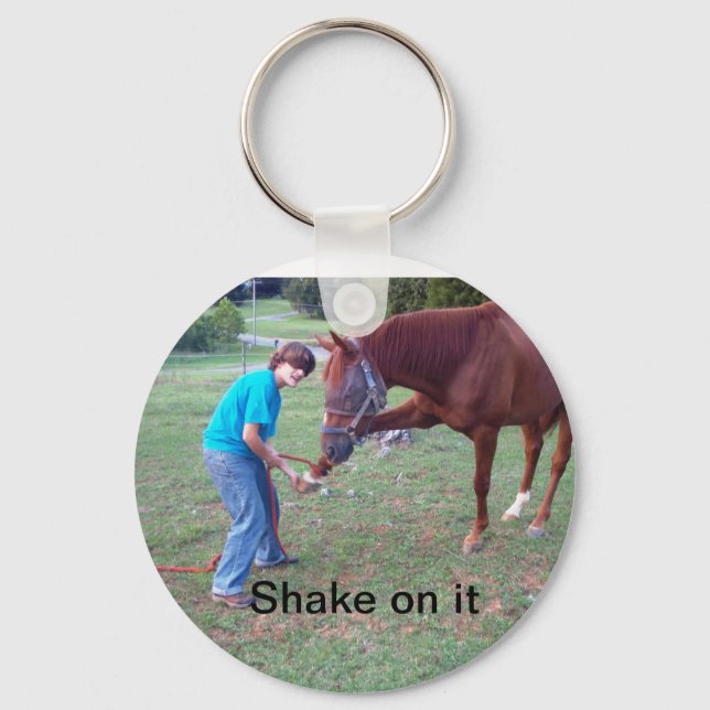 Shake On It Key Ring (Front)