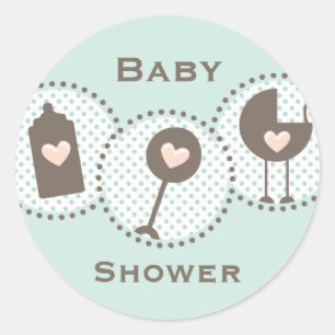Shake Rattle and Roll Classic Round Sticker