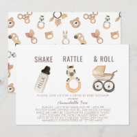 Shake Rattle & Roll Boho Drive-by Baby Shower