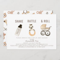 Shake Rattle & Roll Boho Virtual Baby Shower