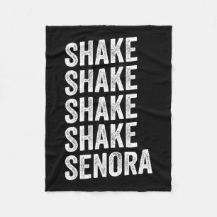 Shake Shake Senora Halloween  Fleece Blanket