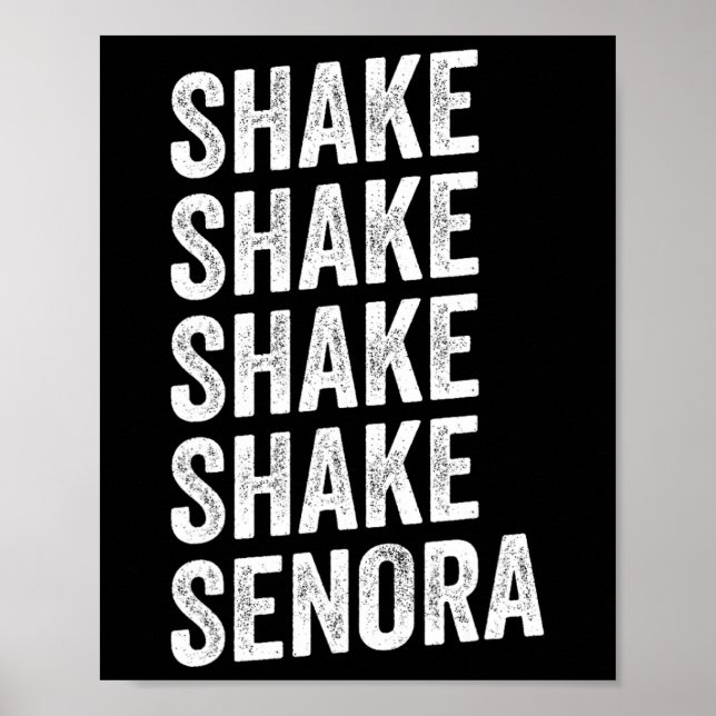 Shake Shake Senora Halloween  Poster (Front)