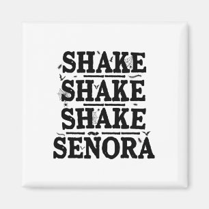Shake Shake Shake Retro Vintage Funny Halloween Sp Magnet