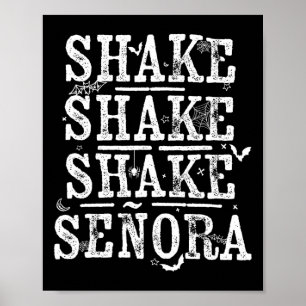 Shake Shake Shake Retro Vintage Halloween Spooky S Poster