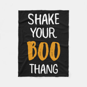 Shake Your Boo Thang Halloween Ghost Fleece Blanket