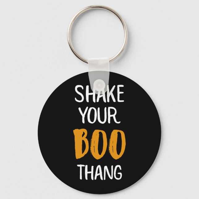 Shake Your Boo Thang Halloween Ghost Key Ring (Front)