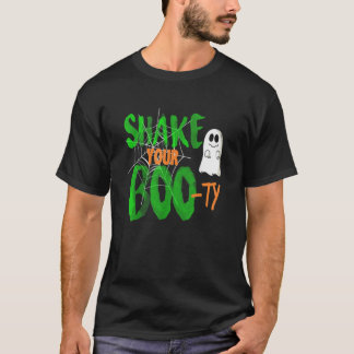 Shake Your Booty Ghost  Funny Halloween Pun T T-Shirt