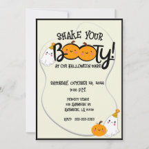 Shake Your Booty Halloween Party Invitation