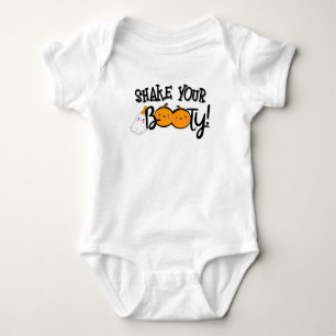 Shake Your Booty Pumpkin Halloween Baby Bodysuit
