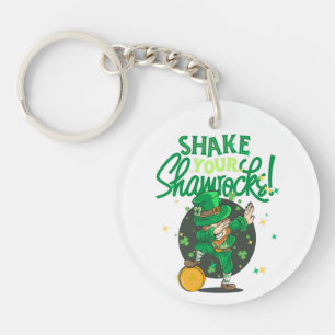 Shake your shamrock key ring