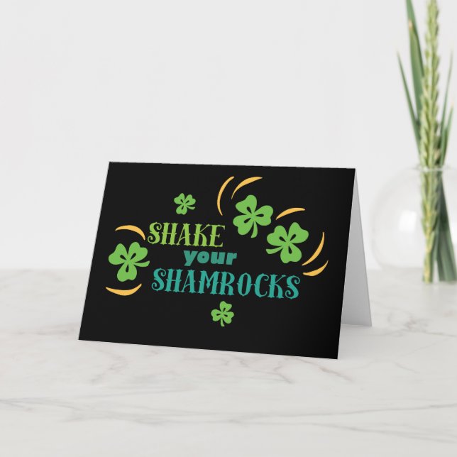 Shake Your Shamrocks Card (Front)