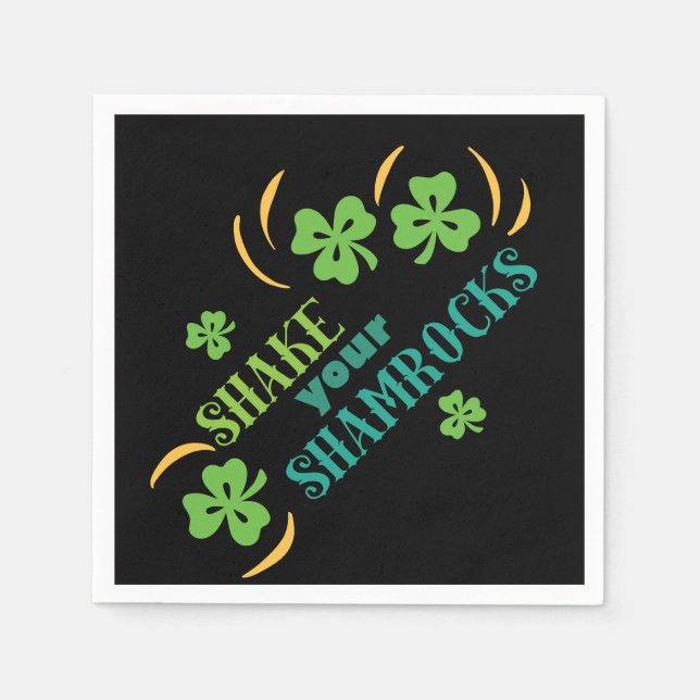 Shake Your Shamrocks Napkin (Front)