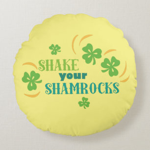 Shake Your Shamrocks Round Cushion