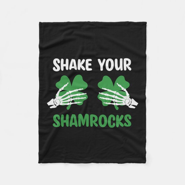 Shake Your Sharocks Fleece Blanket (Front)