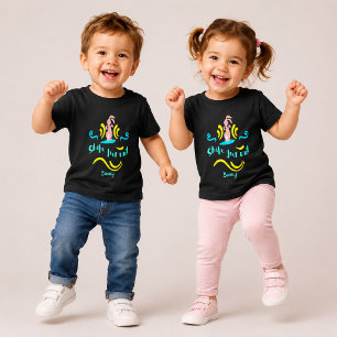 Shake Your Tail Bunny Happy Dance Colourful Toddler T-Shirt