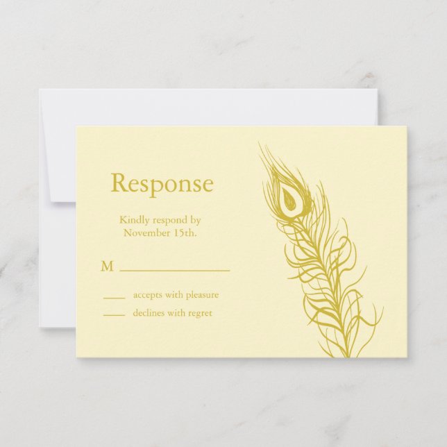 Shake your Tail Feathers RSVP (brown) (Front)