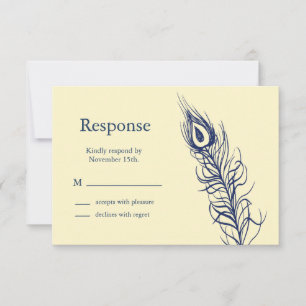 Shake your Tail Feathers RSVP Card