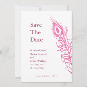 Shake your Tail Feathers Save the Date 2 (fuchsia)