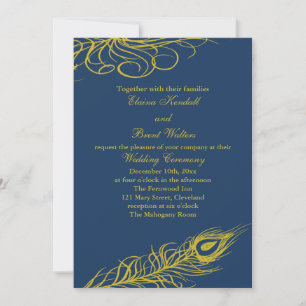 Shake your Tail Feathers Wedding Invitation