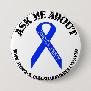 shaken Baby Syndrome Awareness 7.5 Cm Round Badge