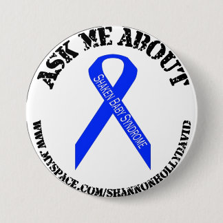 shaken Baby Syndrome Awareness 7.5 Cm Round Badge