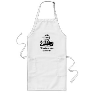 Shaken, not stirred! cocktail apron