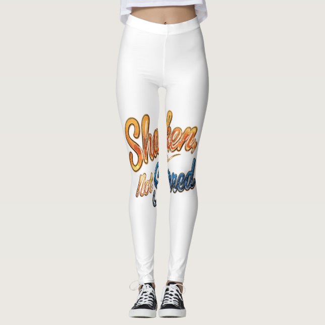 "Shaken, Not Stirred." Leggings (Front)