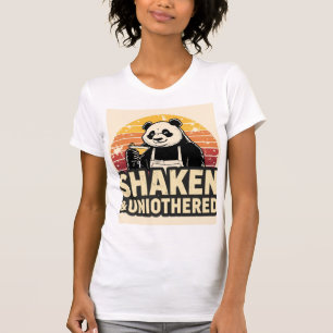 Shaken & Unbothered Panda Bartender Shirt