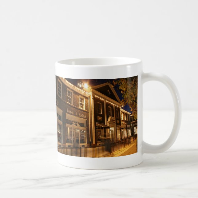 Shaker Square at Night - 1 Coffee Mug (Right)