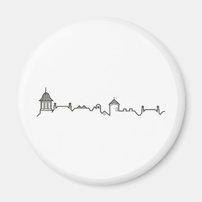 Shaker Square Magnet (Front)