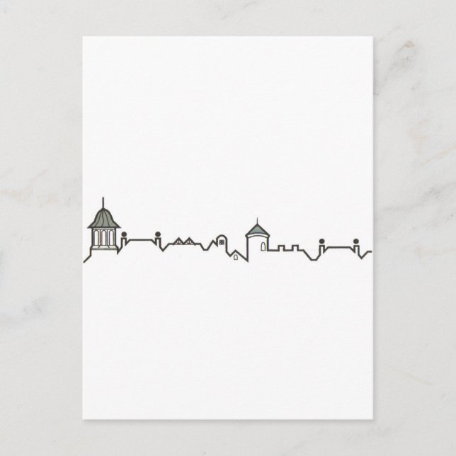 Shaker Square Postcard (Front)