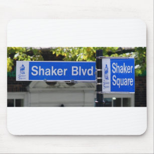 Shaker Square Sign Mouse Pad