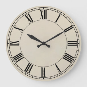 Shaker Style 02 - Antiqued Large Clock