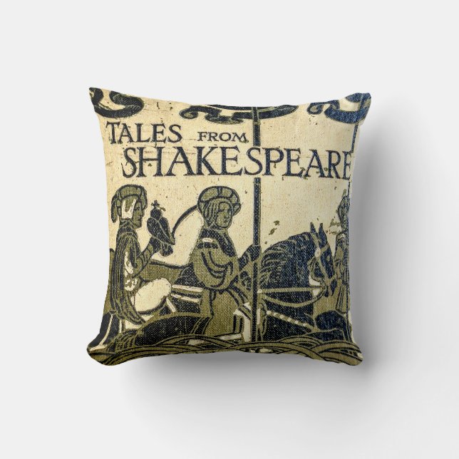 Shakespeare Art Nouveau Cushion (Front)