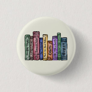 Shakespeare Books No.1 3 Cm Round Badge
