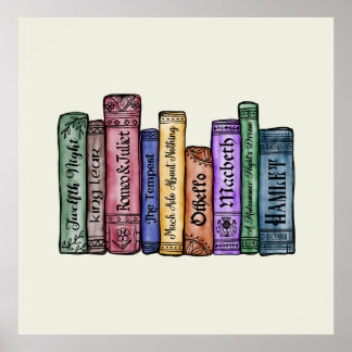 Shakespeare Books No.1 Poster