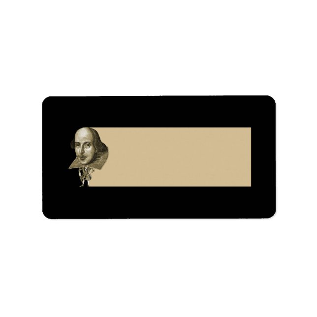 Shakespeare Caricature Label (Front)