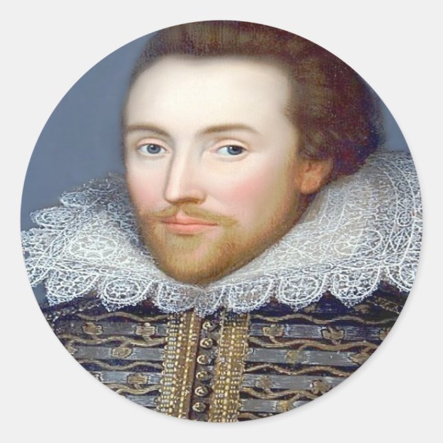 Shakespeare Classic Round Sticker (Front)